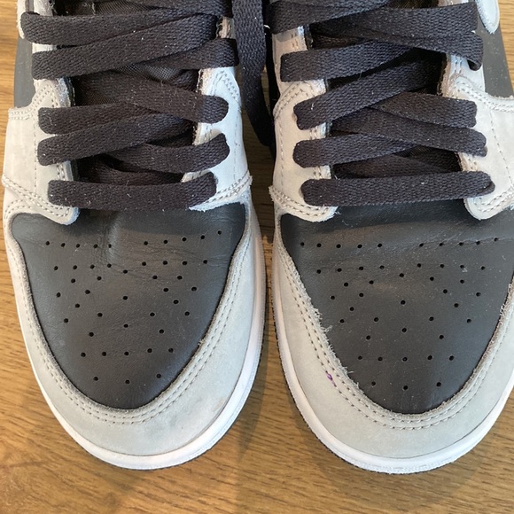 Nike Air Jordan sneakers, Gray/Black, pre-owned, Size Youth US 7 - Picture 12 of 14